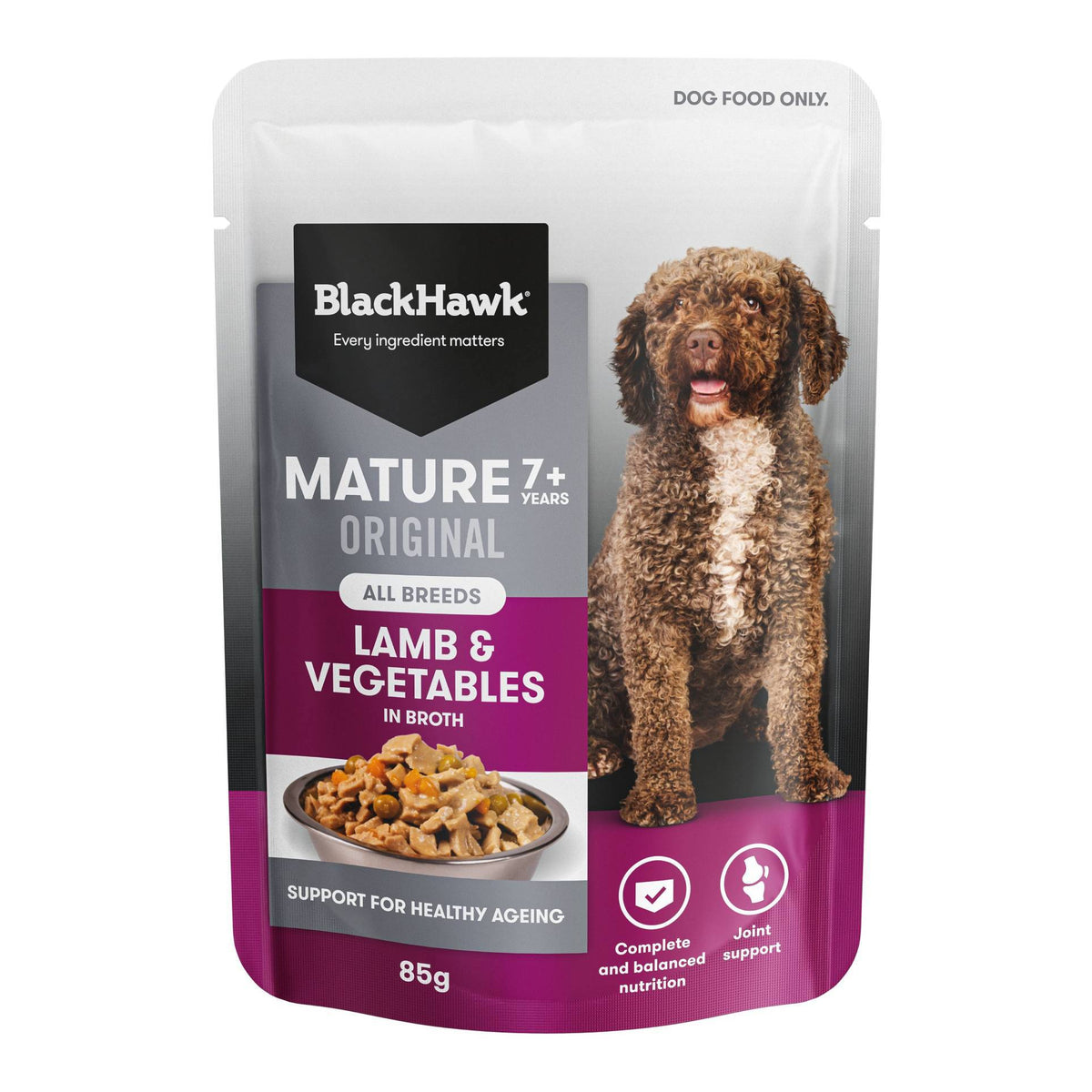 Black Hawk Original Mature Lamb & Veg 85g