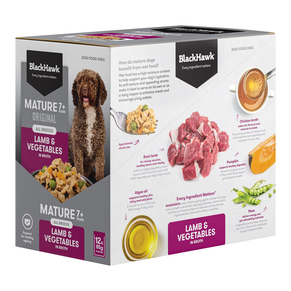 Black Hawk Original Mature Lamb & Veg 85g