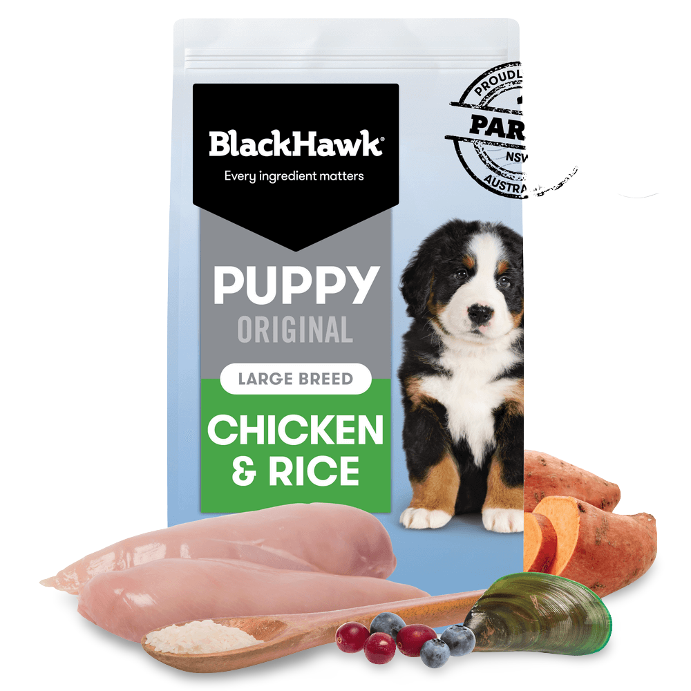 Black Hawk Puppy Large Breed Chicken and Rice Dry Dog Food
