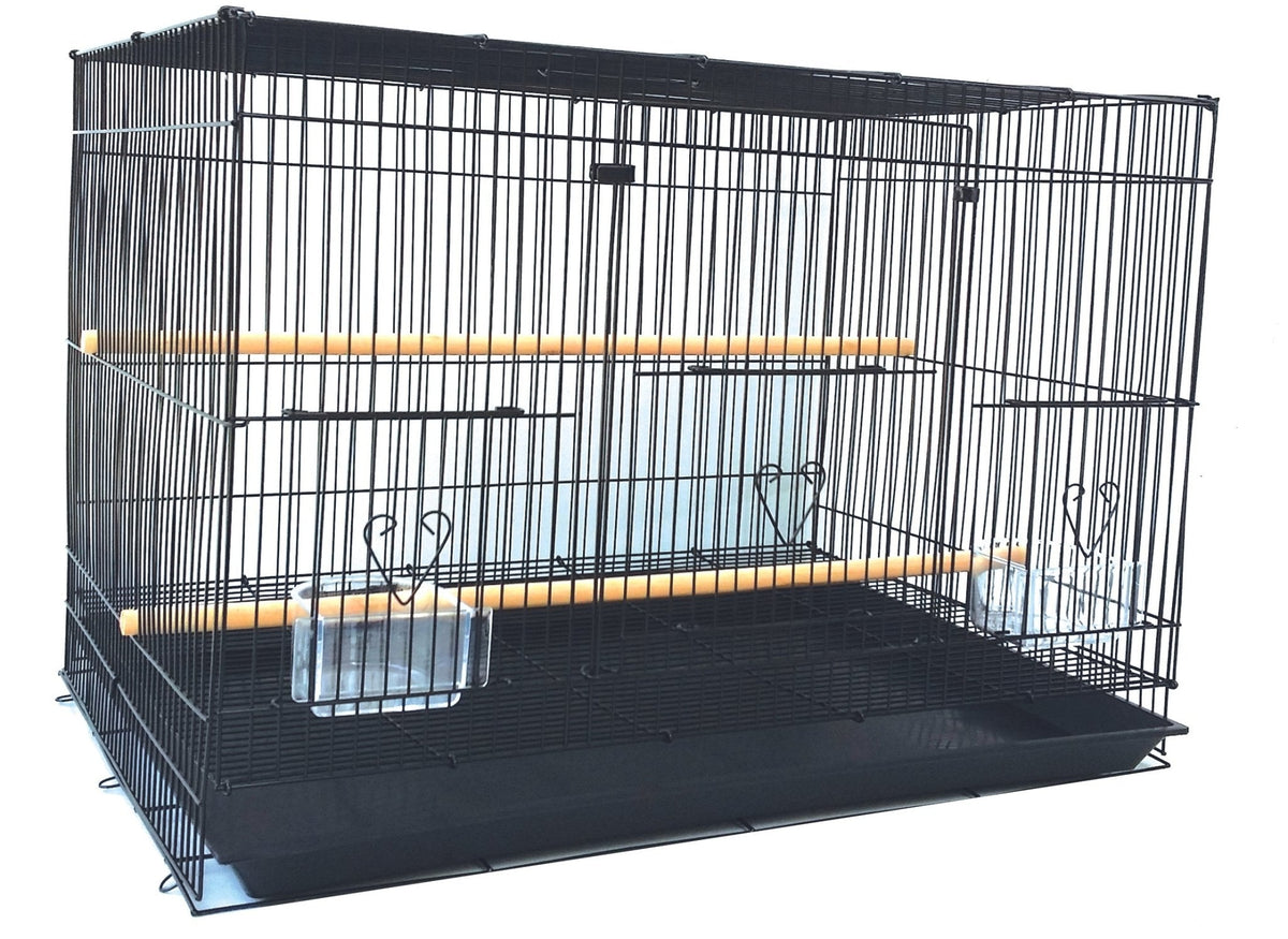 Bono Fido 24in Flight Bird Cage Black