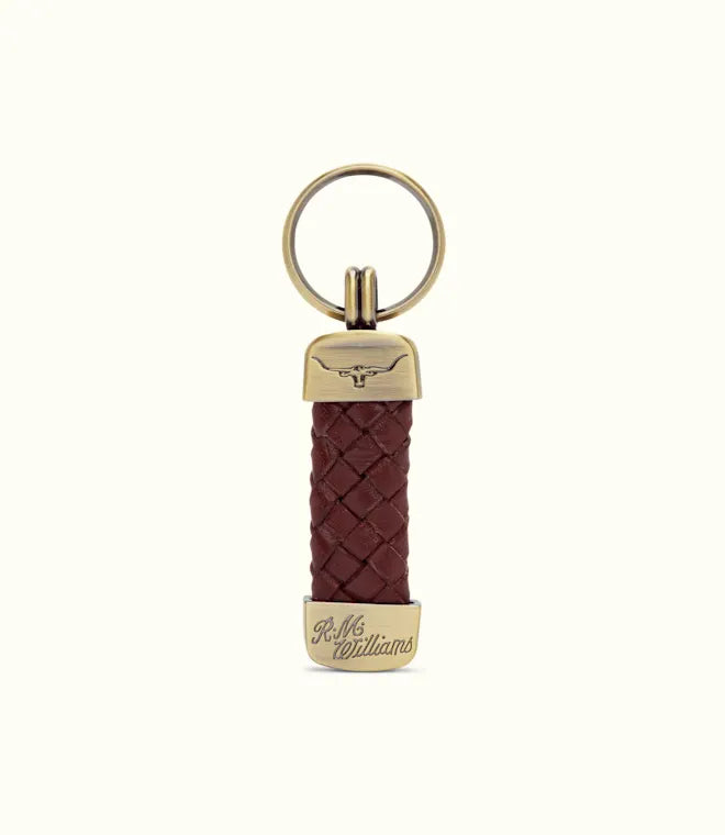 R.M.Williams Plaited Key Ring