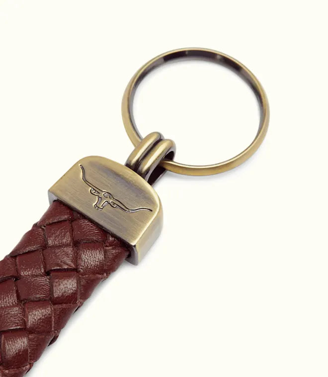 R.M.Williams Plaited Key Ring