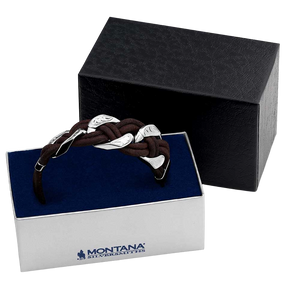 Montana Silversmiths Mens Rustic Braided Bracelet