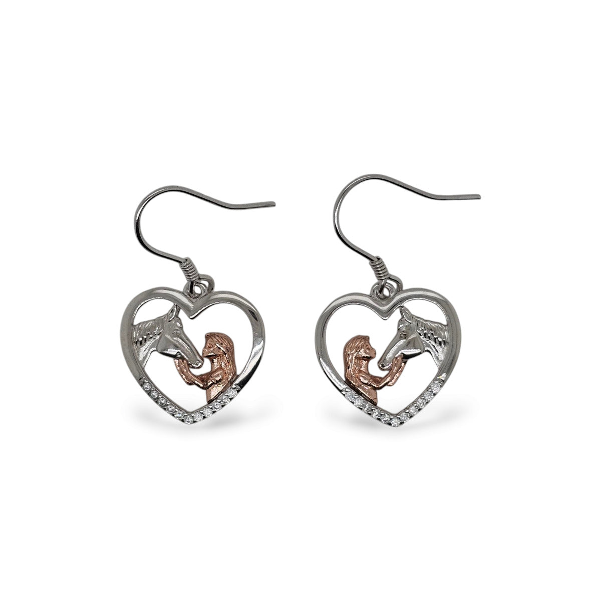 MCJ Horse & Girl Rgp Earrings 704