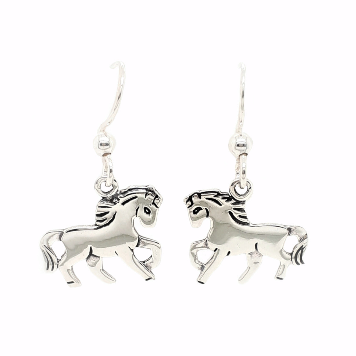 MCJ Drop Horse S/S Earrings