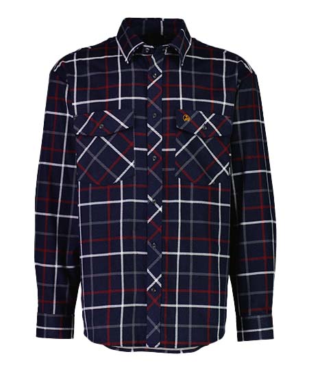 Swanndri Mens Egmont Full Button Flannel Shirt