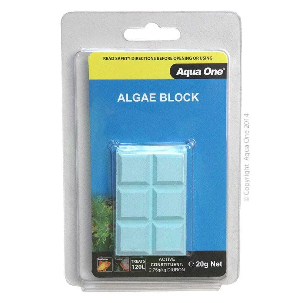 Aqua One Algae Block 20g Aquarium Algae Control