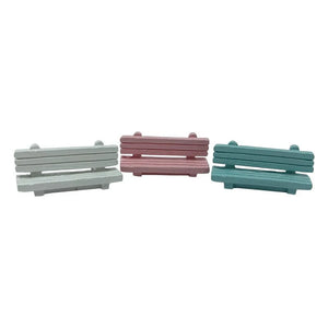 Miniature Fairy Garden Bench 3 Asstd 6cm