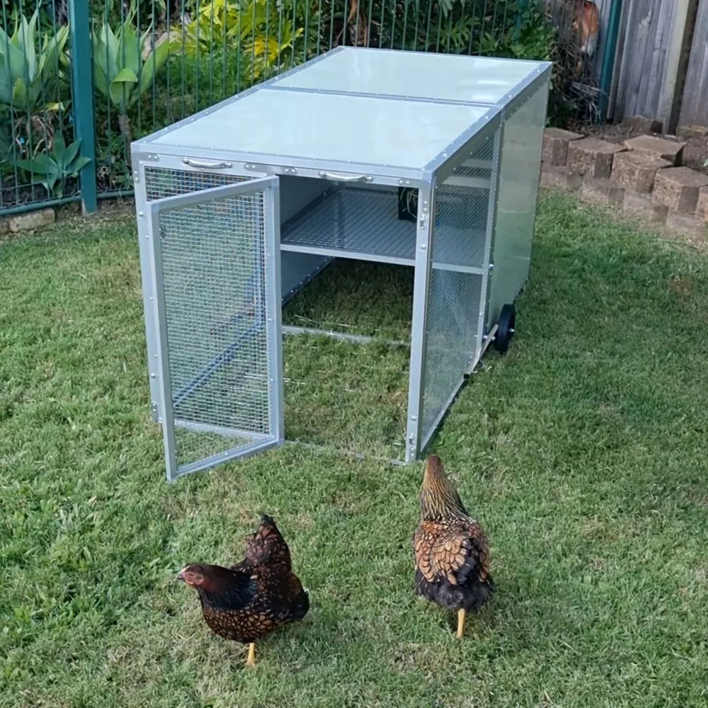 Farm and Yard Mobile Chicken Coop 2 Panel Brookies Rural Traders