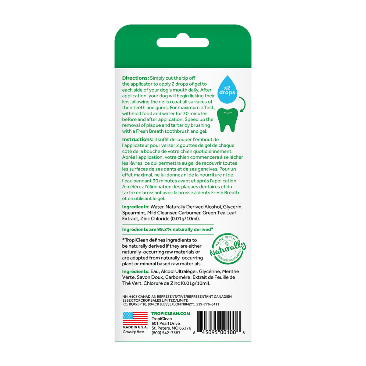 TropiClean Fresh Breath Oral Care Water Additive