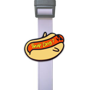 Jiby Charm Sup Dog Silicone Dog Collar Charm