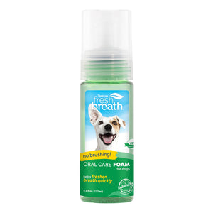 TropiClean Fresh Breath Mint Foam for Dogs