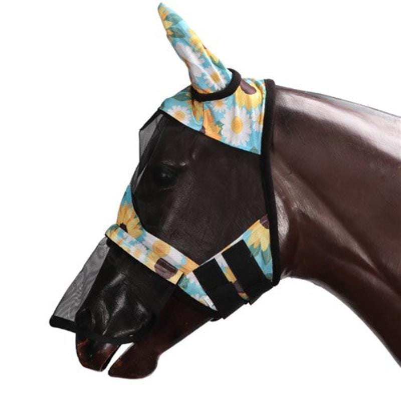 Sunflower Flymask with Nose
