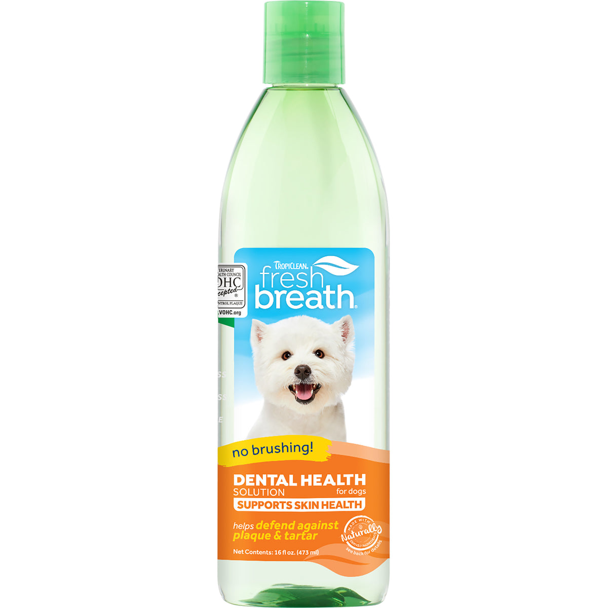 TropiClean Fresh Breath Dental Health Solution Supports Skin Health