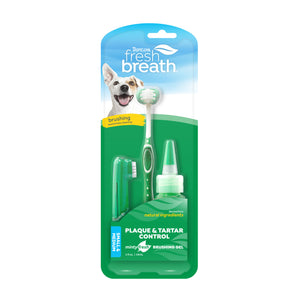TropiClean Fresh Breath Oral Care Kit for Small and Medium Dogs