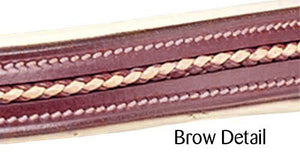 Oregon Plaited Brow Barcoo Bridle