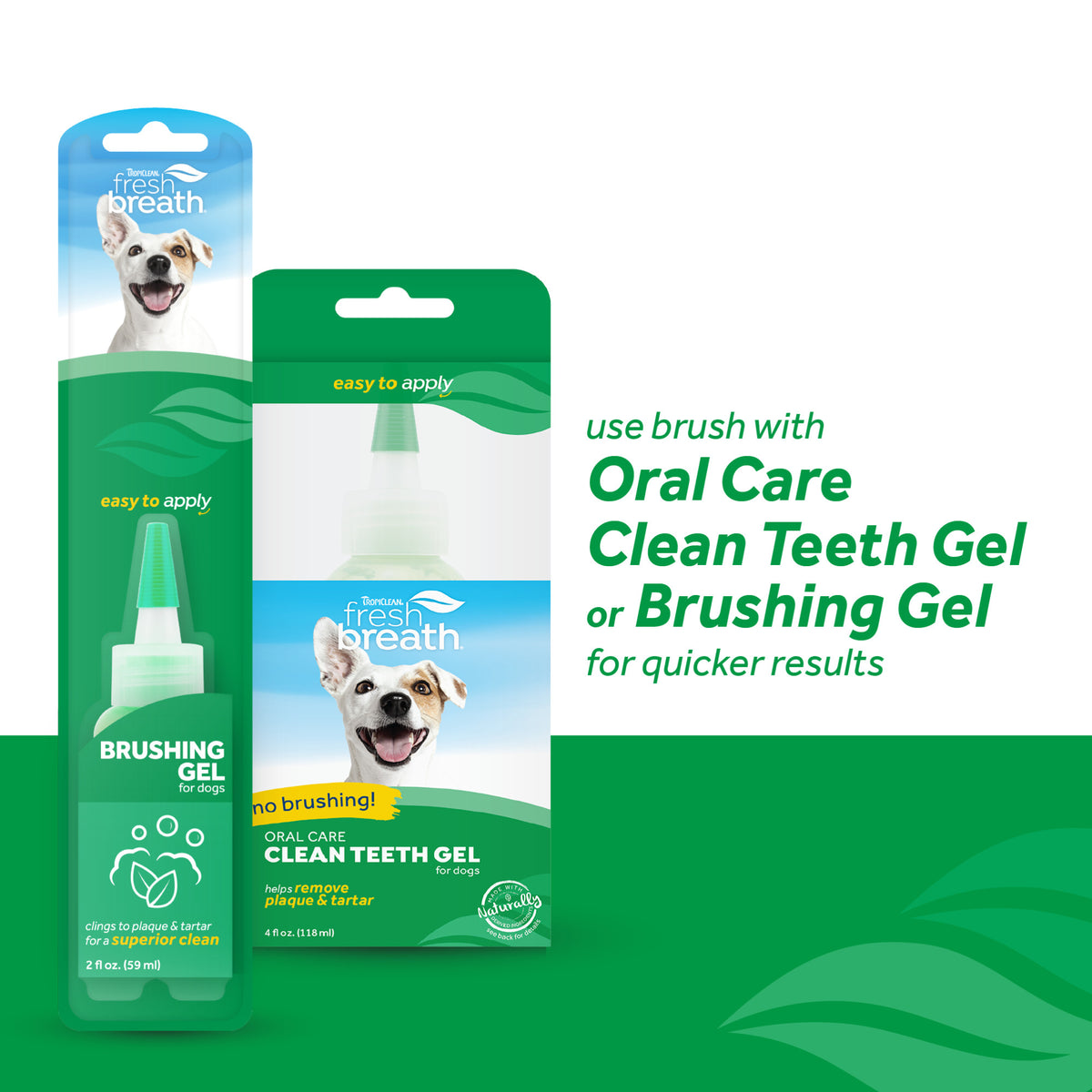 TropiClean Fresh Breath Finger Brushes 2pk