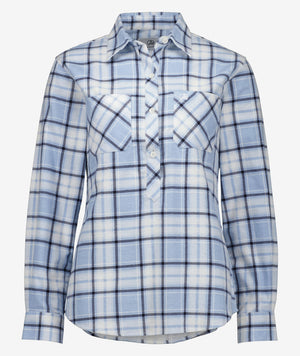 Swanndri Womens Egmont Half Placket Flannel Shirt