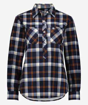 Swanndri Womens Egmont Half Placket Flannel Shirt