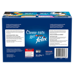 Felix Sensations Jellies Favourites Adult Wet Cat Food