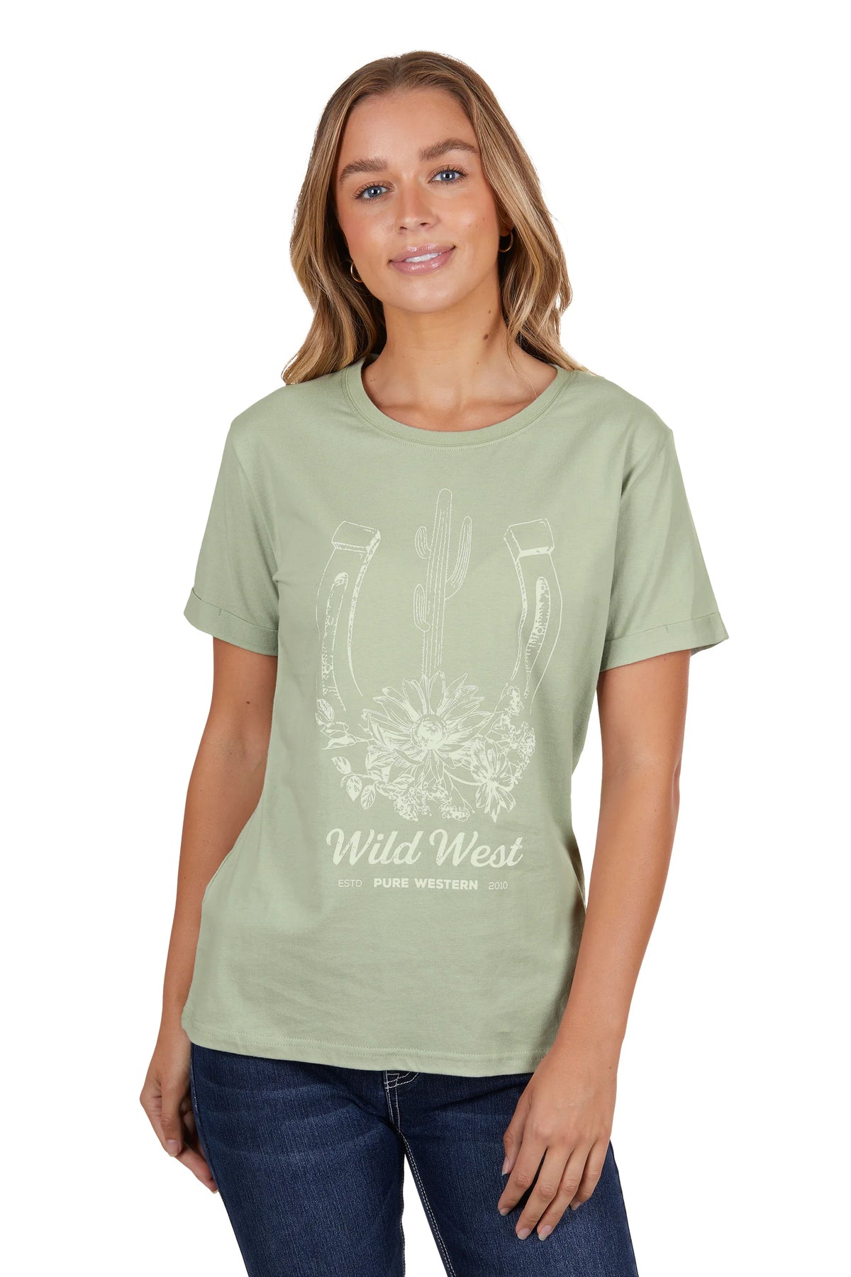 Pure Western Womens Skylar Short Sleeve Tee