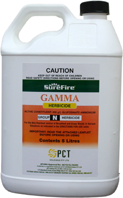 Surefire Gamma Herbicide - 200g/L Glufosinate Ammonium