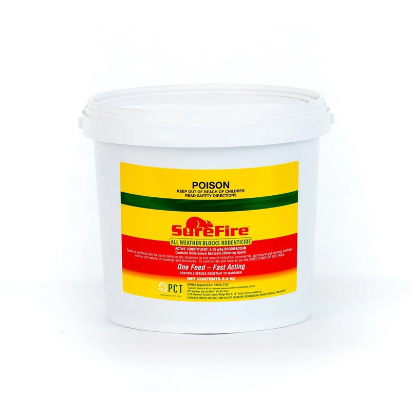 Surefire All Weather Rodent Blocks Rodenticide