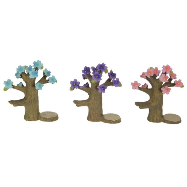 Fairy Garden Tree Display 3 Asstd 11cm