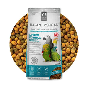 Hagen Tropican Lifetime 4mm Granules for Parrots