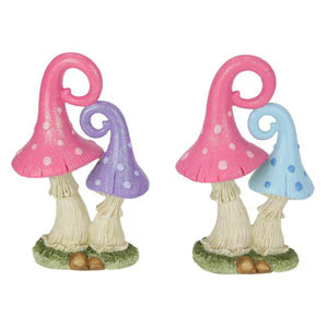 Twin Fairy Mushroom 2 Asstd 22cm