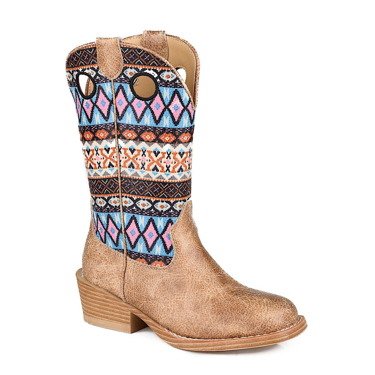 Roper Big Kids Willow Aztec Boots