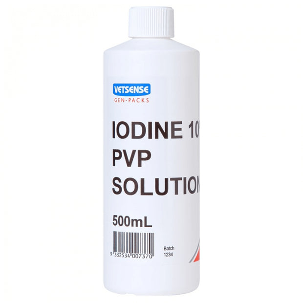 Vetsense Gen Pack Iodine 10% PVP Solution