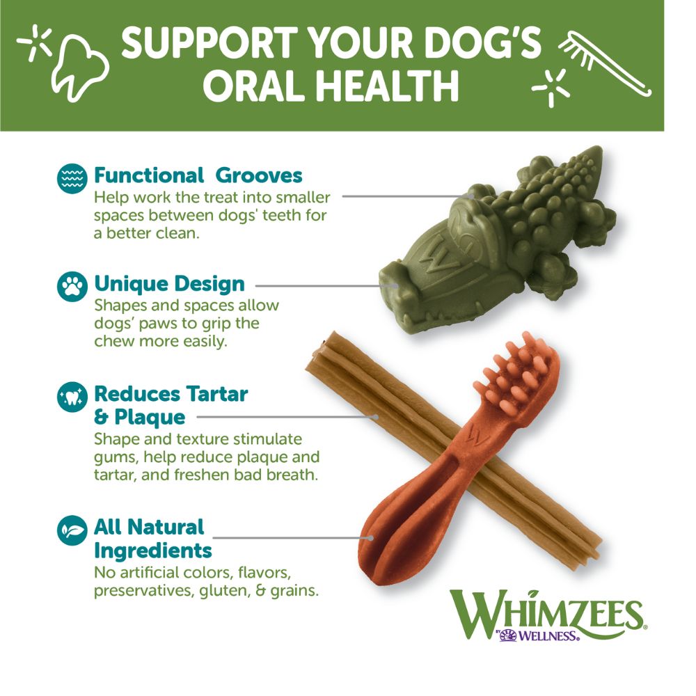 Whimzees Variety Box Dog Dental Treats