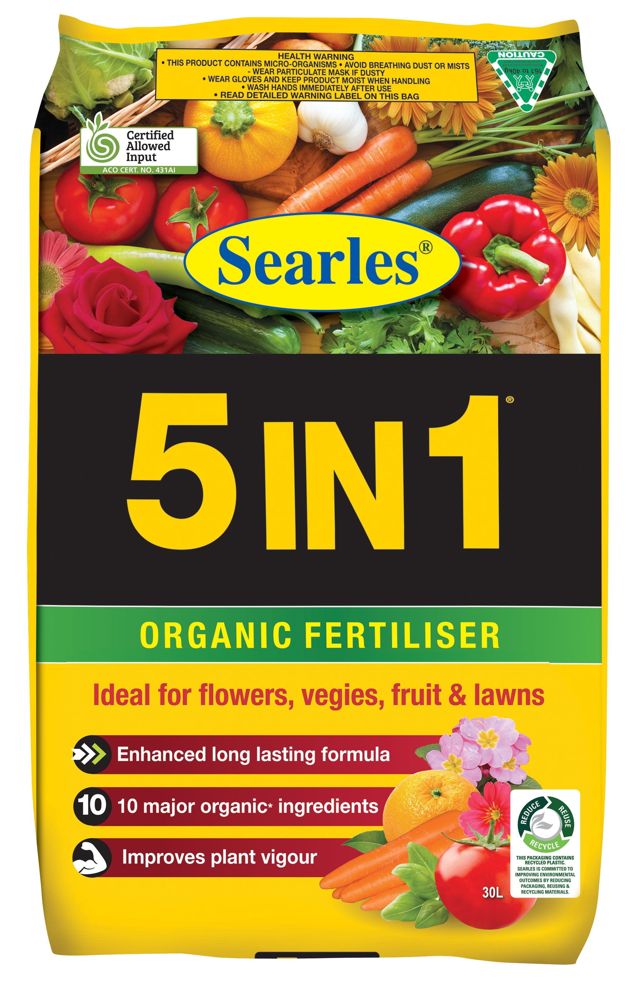 Searles 5 in 1 Organic Fertiliser