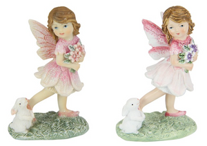 9cm Fairy With Rabbit Friend
