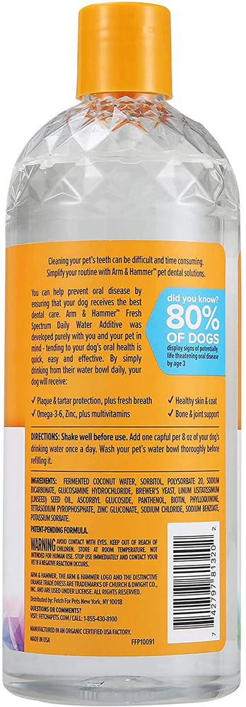 A&H Fresh Spectrum Water Additive for Dogs