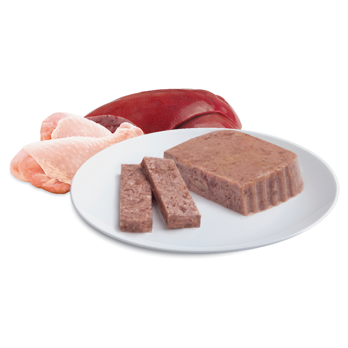 Advance Adult Chicken and Liver Trays Wet Cat Food