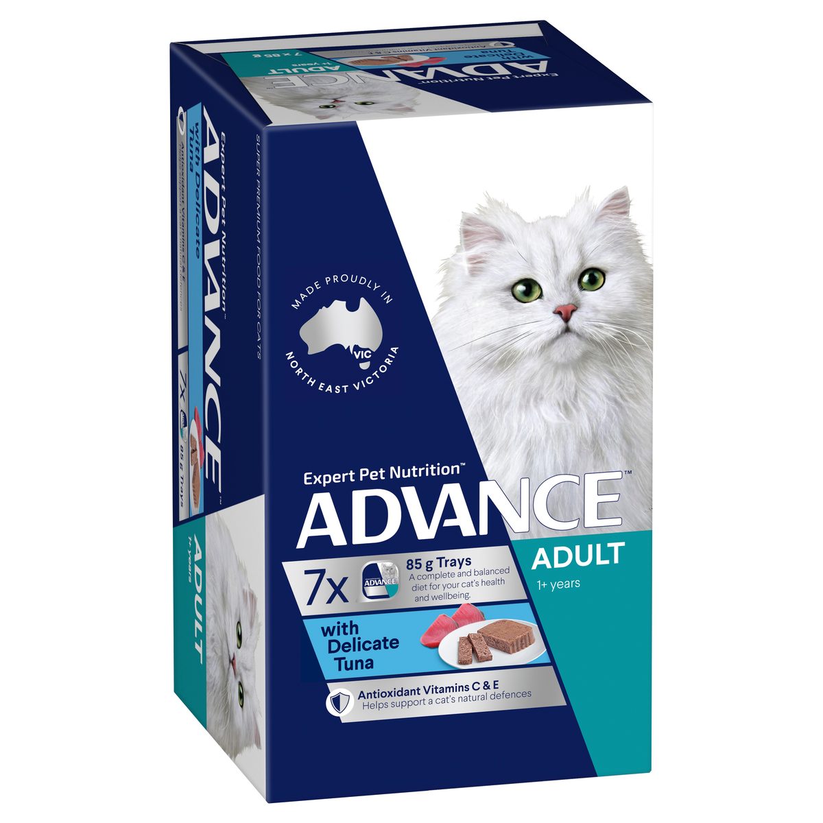Advance Adult Delicate Tuna Trays Wet Cat Food