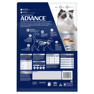 Advance Adult Cat Ocean Fish with Rice Dry Food