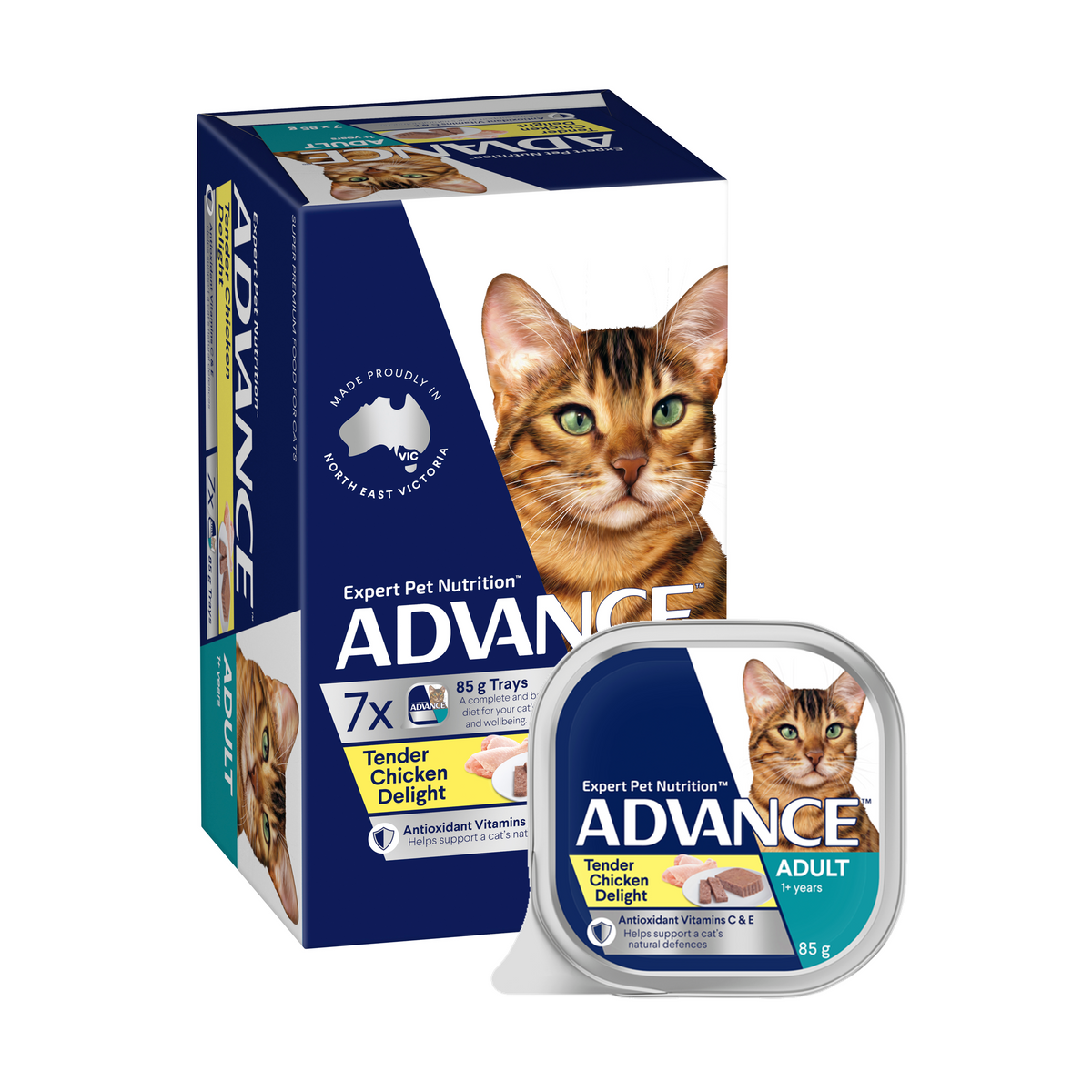 Advance Adult Tender Chicken Trays Wet Cat Food
