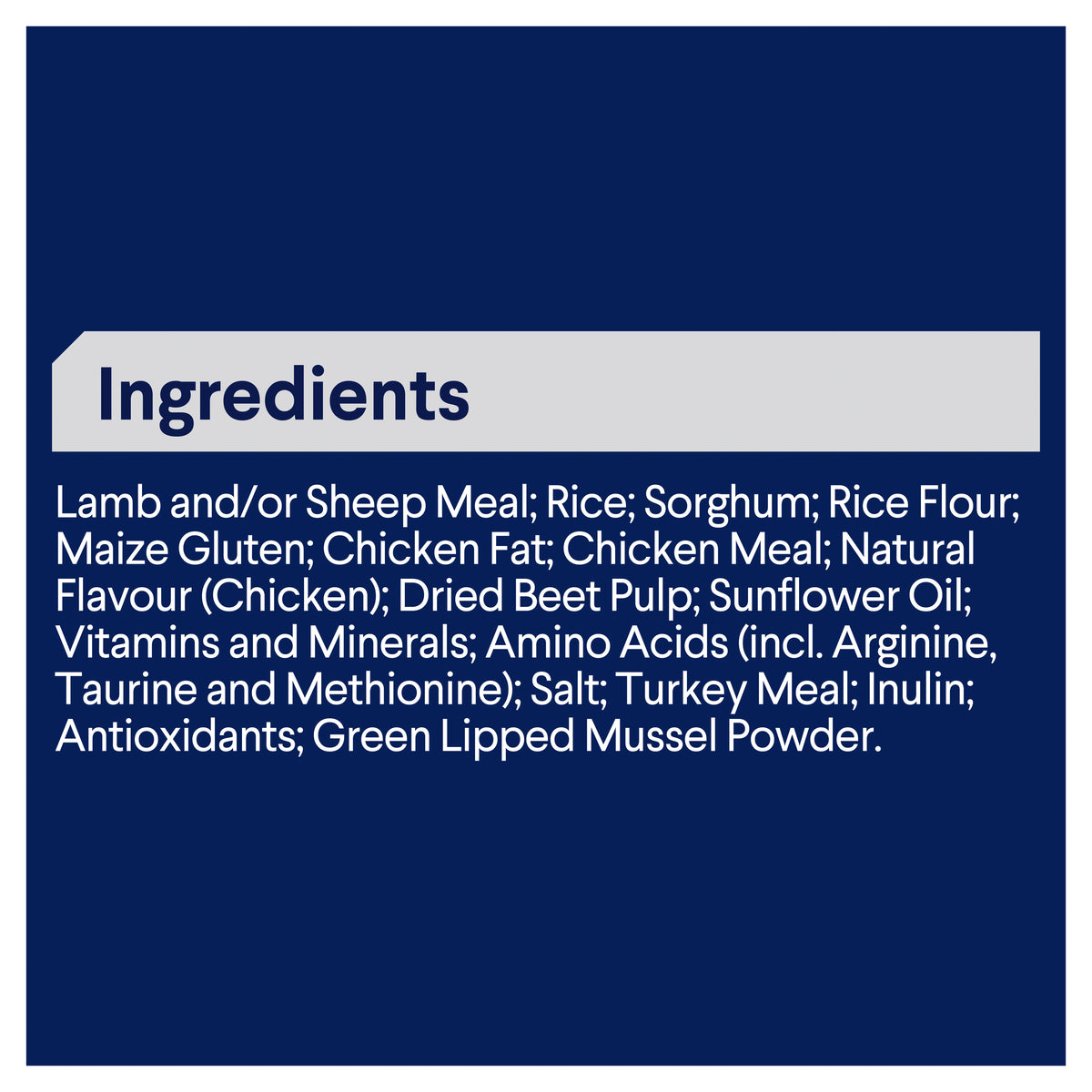 Advance Dog Adult Large Breed Lamb with Rice Dry Dog Food