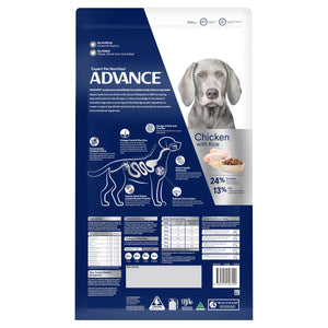 Advance Dog Adult Large Breed Mature Healthy Ageing Chicken with Rice Dry Dog Food