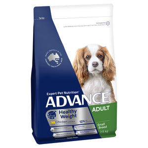 Advance Dog Adult Small Breed Healthy Weight Chicken with Rice Dry Dog Food