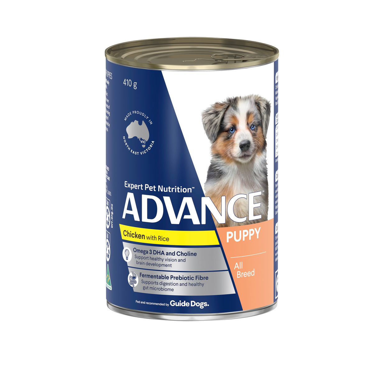 Advance Dog Puppy All Breed Chicken with Rice Wet Dog Food 410g