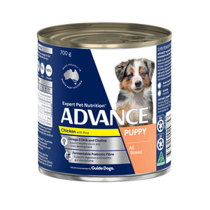 Advance Dog Puppy All Breed Chicken with Rice Wet Dog Food 700g