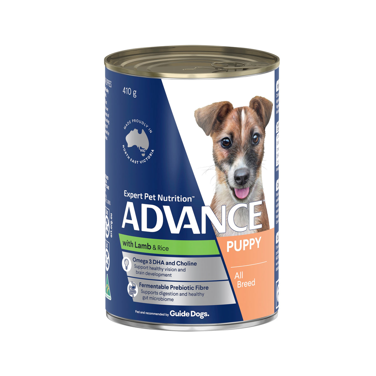 Advance Dog Puppy All Breed Lamb with Rice Wet Dog Food 410g