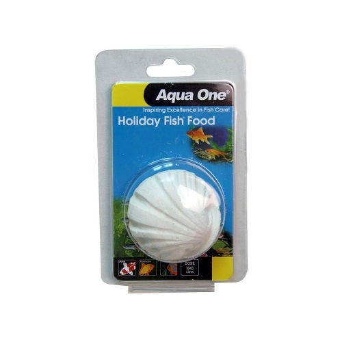 Aqua One Holiday Block Fish Food 40g