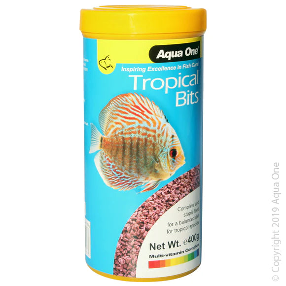Aqua One Tropical Bits Fish Food