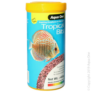 Aqua One Tropical Bits Fish Food