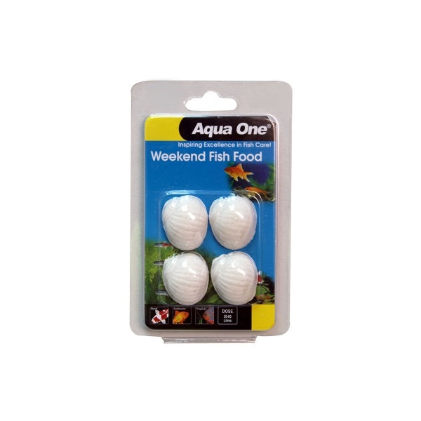 Aqua One Weekend Block Fish Food 20g